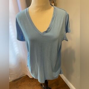 Light blue tee shirt from HUE. Size Medium.